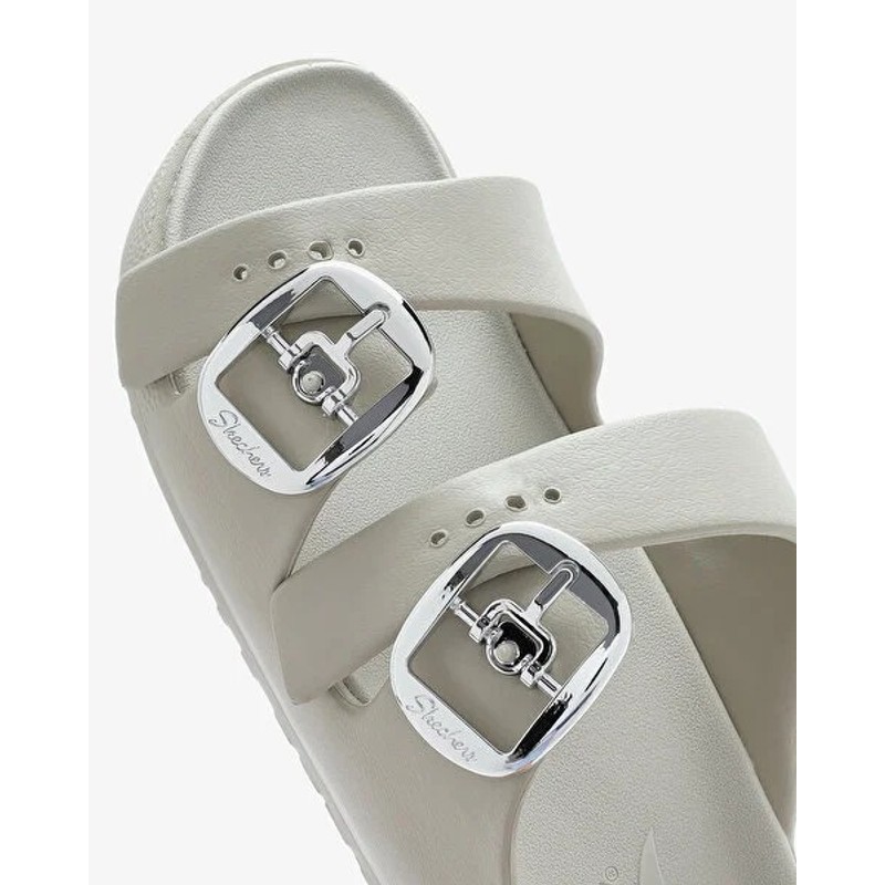 Skechers Arch Fit Cali Breeze 2.0 - Gold Star Kadın Terlik (111592 NAT) Skechers Arch Fit Cali Breeze 2.0 - Gold Star Kadın Terlik (111592 NAT)